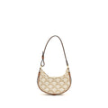 CELINE MINI AVA BAG TRIOMPHE CANVAS/CALFSKIN WHITE/BROWN GHW