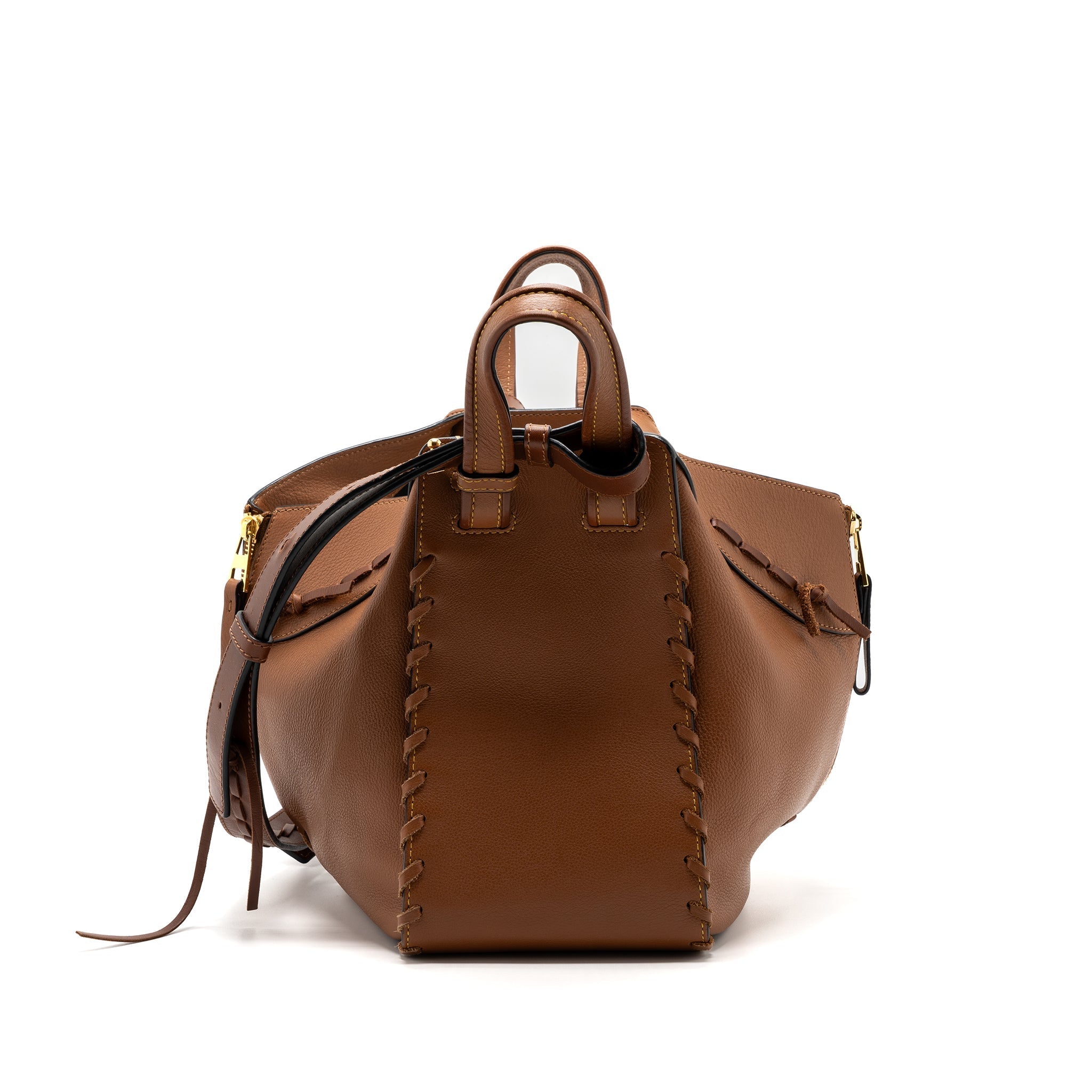 LOEWE SMALL HAMMOCK BAG CALFSKIN CARAMEL GHW