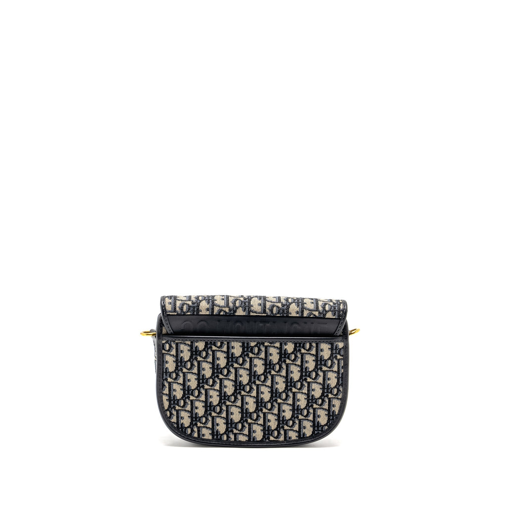 DIOR MEDIUM BOBBY BAG OBLIQUE JACQUARD BLUE GHW