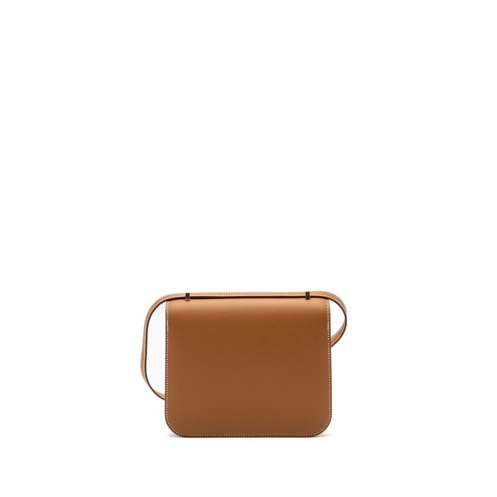 HERMES MINI CONSTANCE EPSOM GOLD RGHW