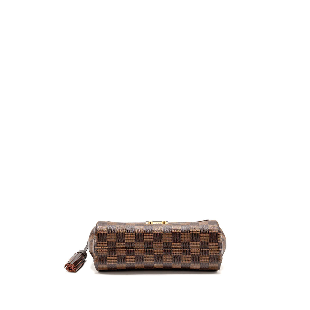 LOUIS VUITTON CROISETTE DAMIER EBENE CANVAS GHW