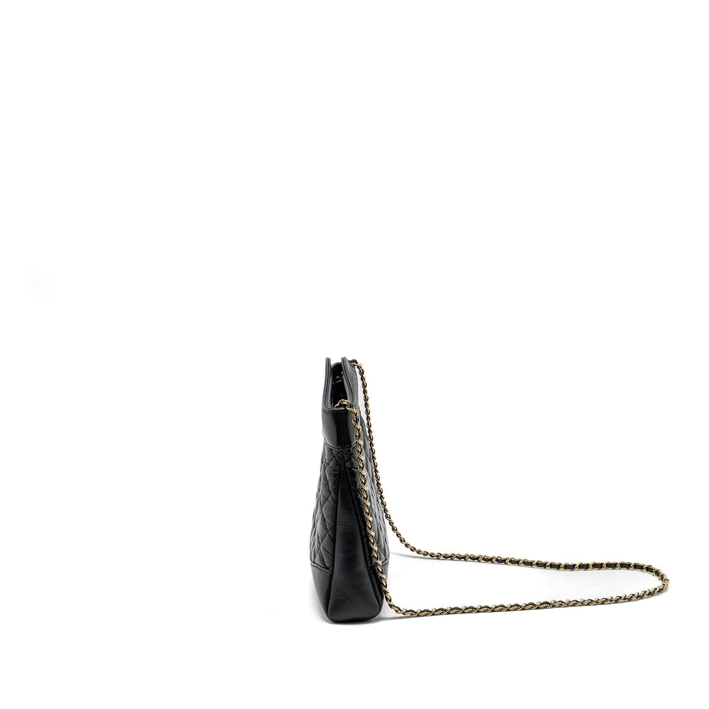 CHANEL MINI 31 BAG CALFSKIN BLACK LGHW (MICROCHIP)