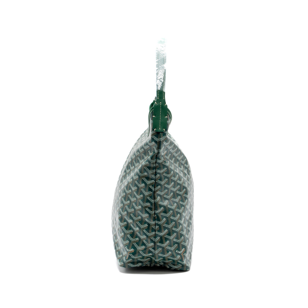 GOYARD BOHEME HOBO BAG CANVAS/ CALFSKIN GREEN SHW