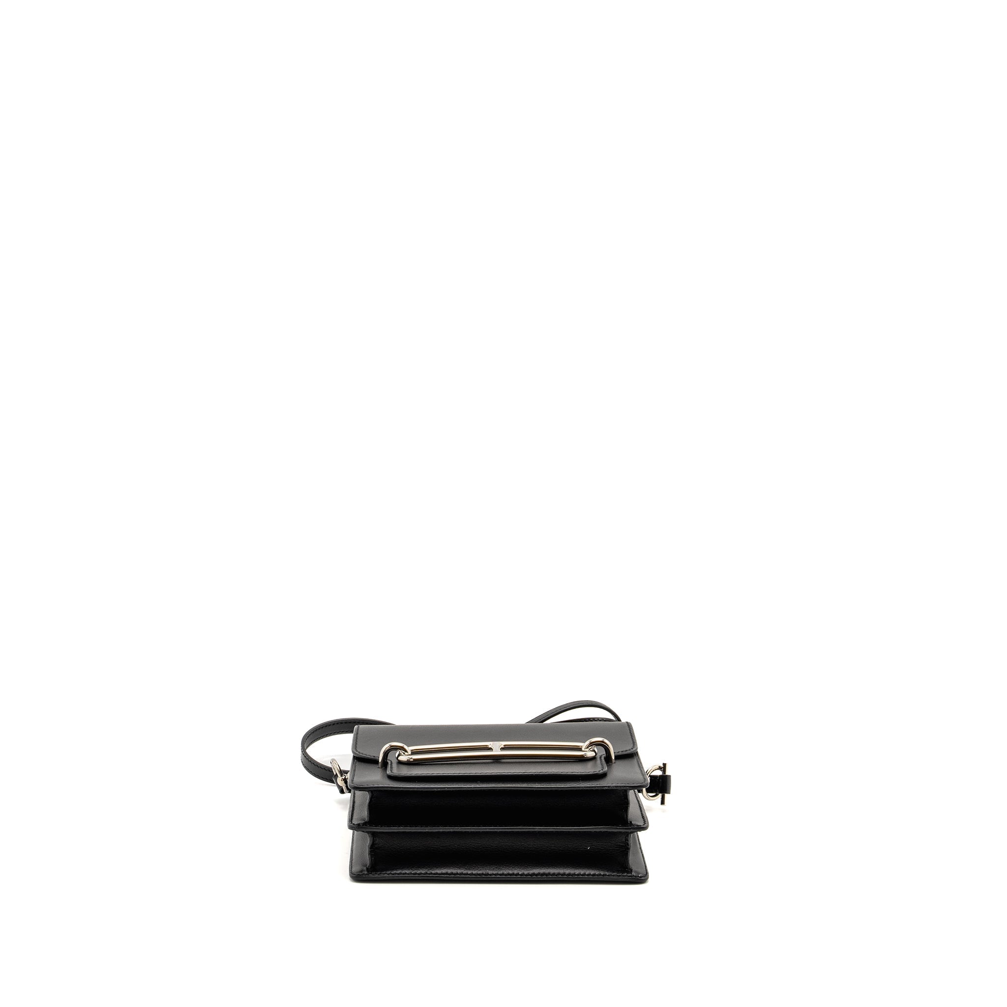 HERMES MINI ROULIS SWIFT BLACK SHW