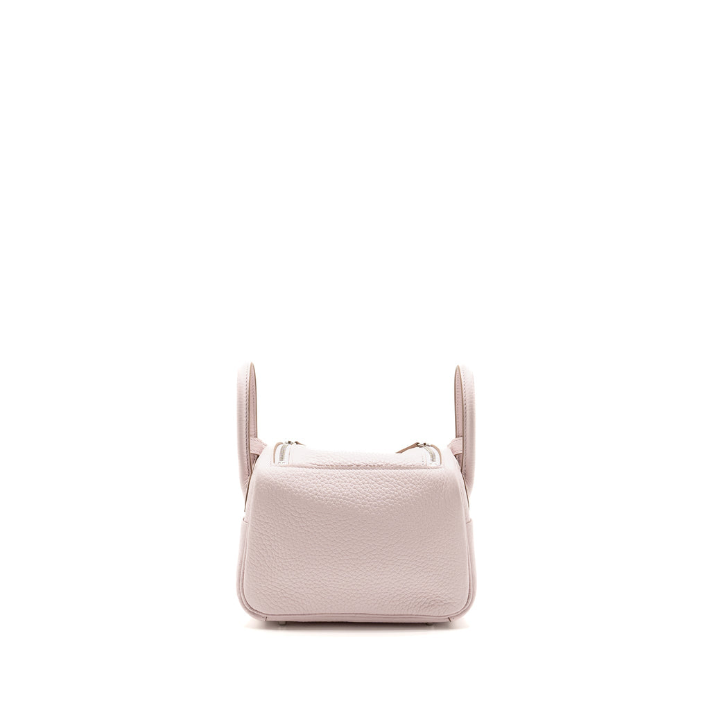 HERMES MINI LINDY CLEMENCE MAUVE PALE SHW