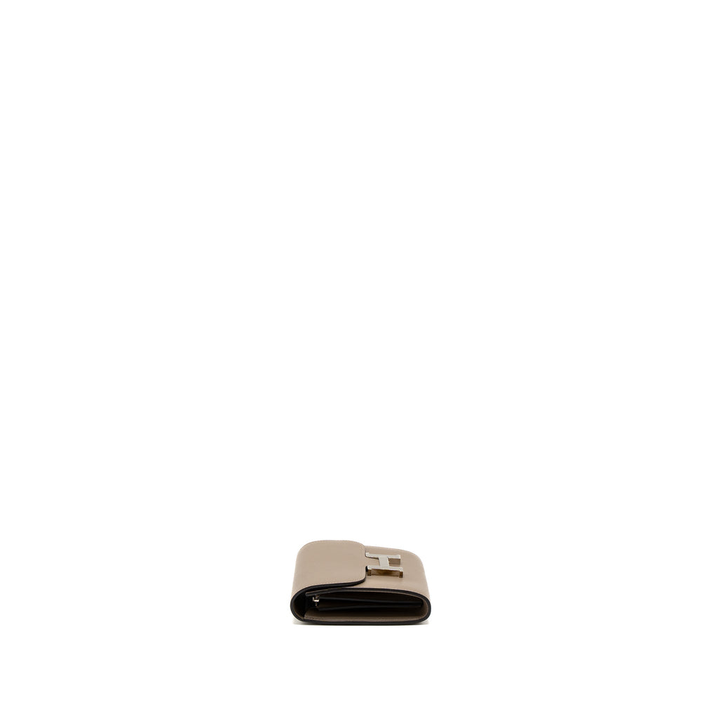 HERMES CONSTANCE COMPACT WALLET EVERCOLOR GRIS ASPHALTE SHW