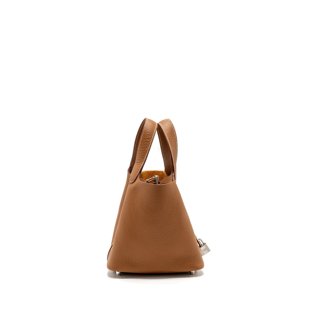 HERMES PICOTIN 18 LOCK BAG CLEMENCE GOLD SHW
