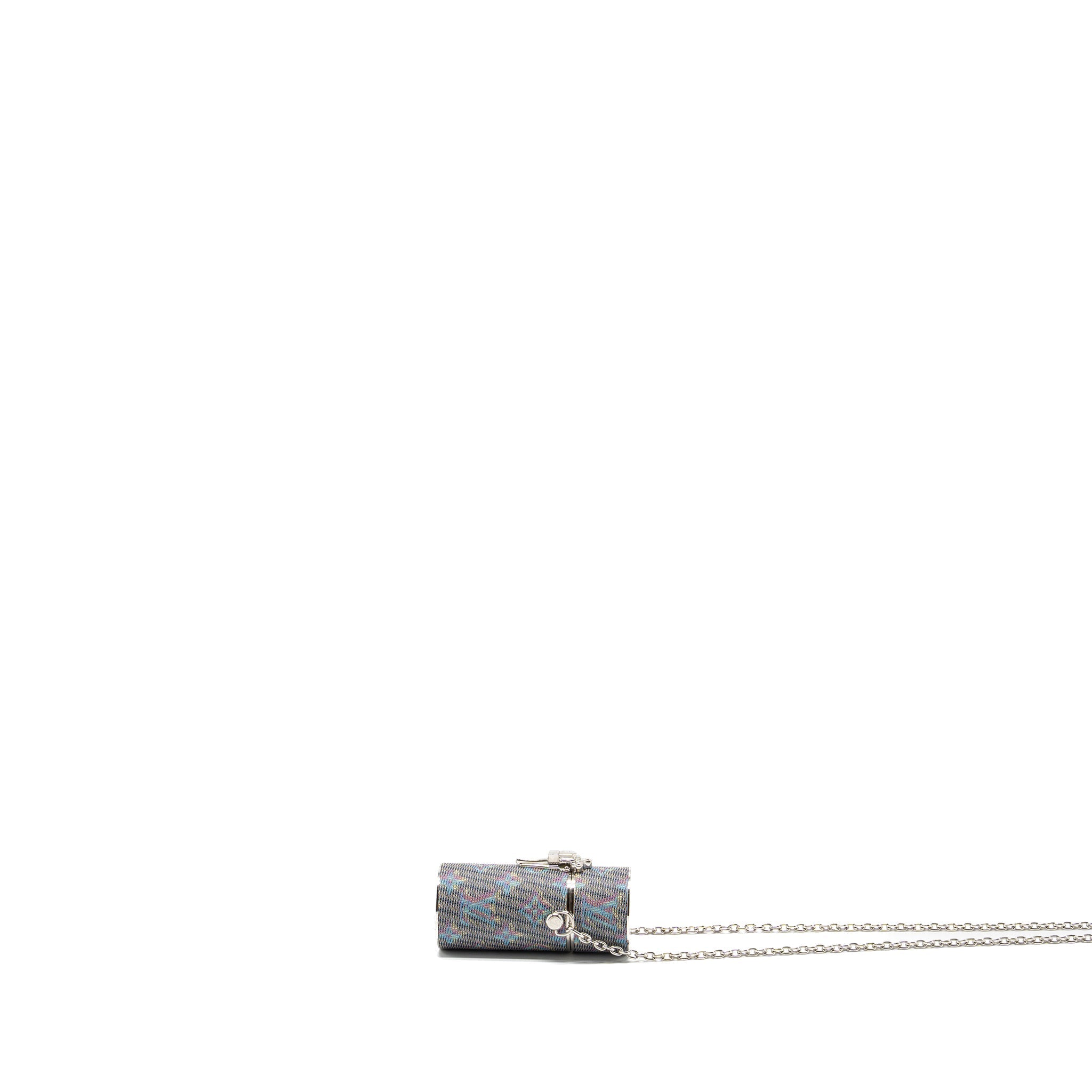 LOUIS VUITTON LIPSTICK CASE WITH CHAIN LV POP MONOGRAM MULTICOLOUR SHW