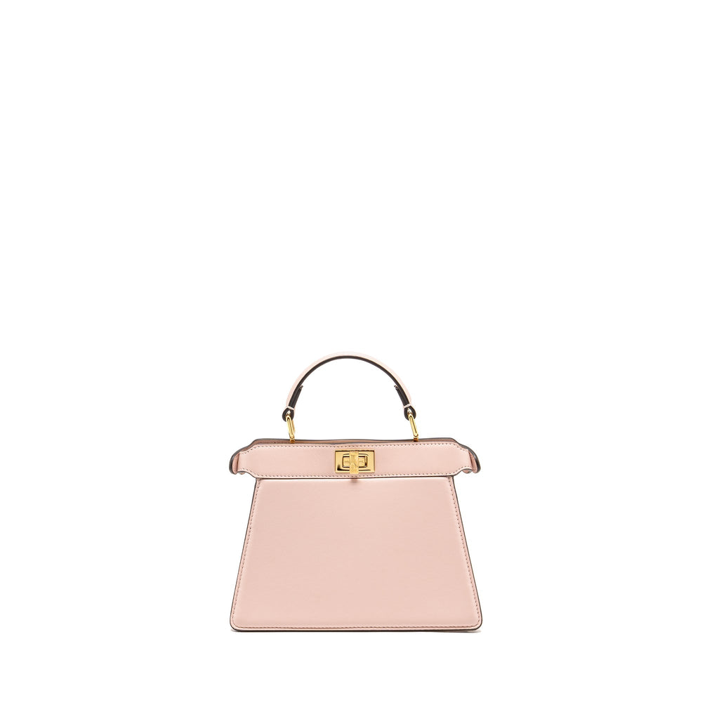 FENDI MINI PEEKABOO ISEEU PETITE BAG CALFSKIN PALE PINK GHW