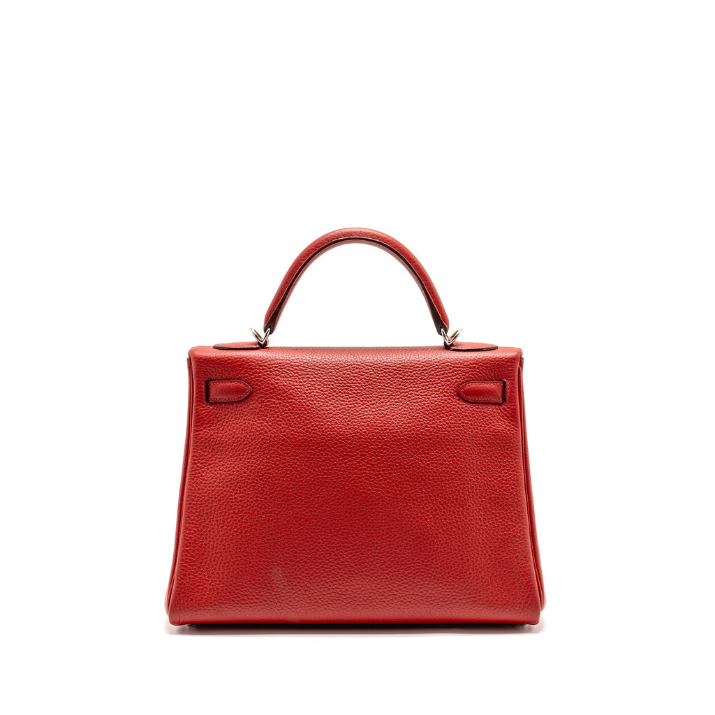 HERMES KELLY 32 CLEMENCE RED SHW