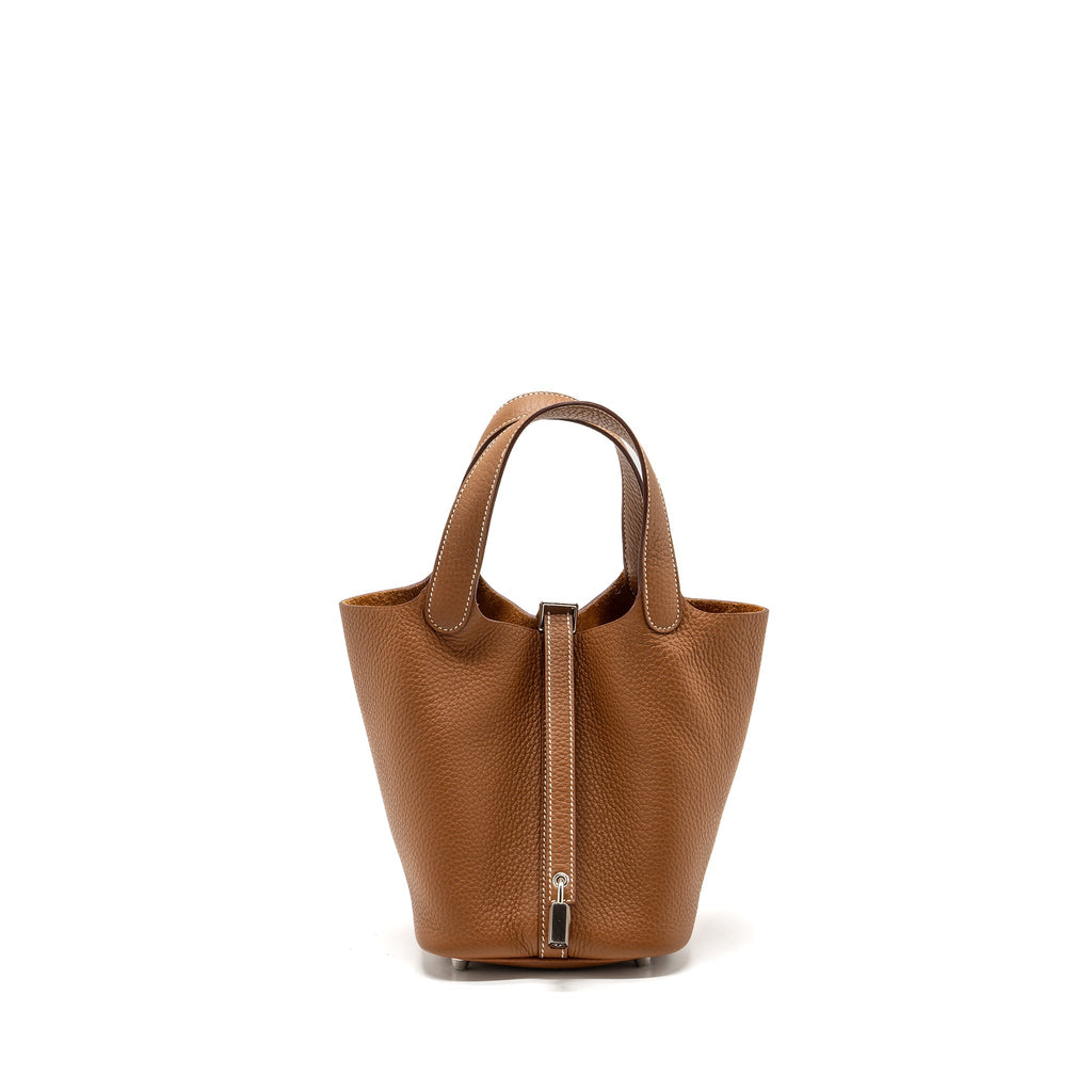 HERMES PICOTIN 18 LOCK BAG CLEMENCE GOLD SHW