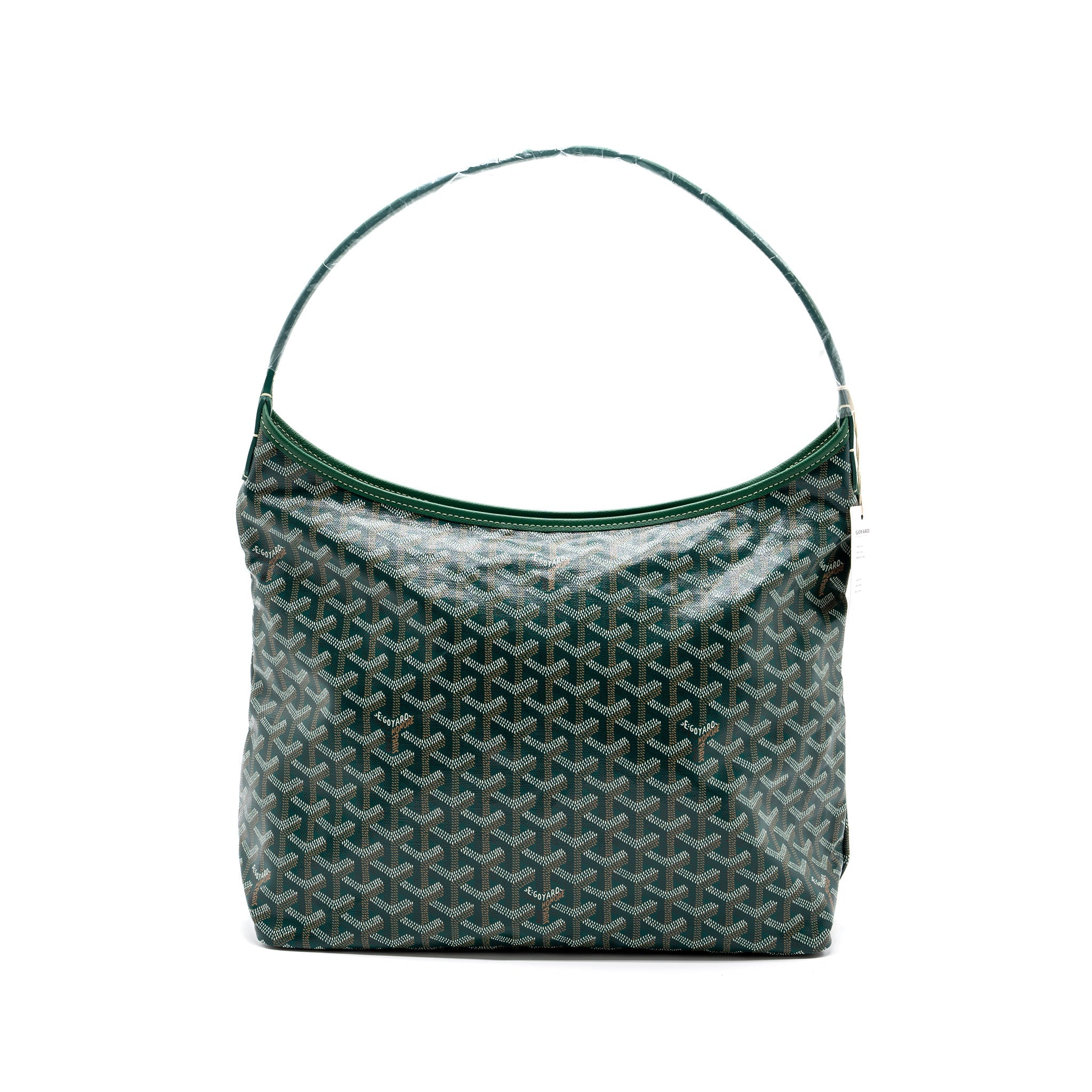 GOYARD BOHEME HOBO BAG CANVAS/ CALFSKIN GREEN SHW