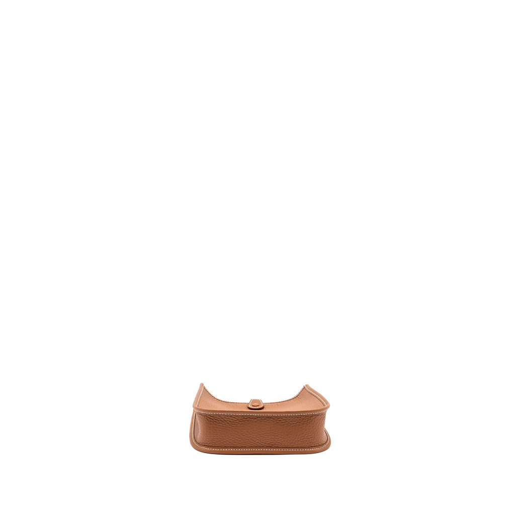 HERMES MINI EVELYN CLEMENCE GOLD SHW
