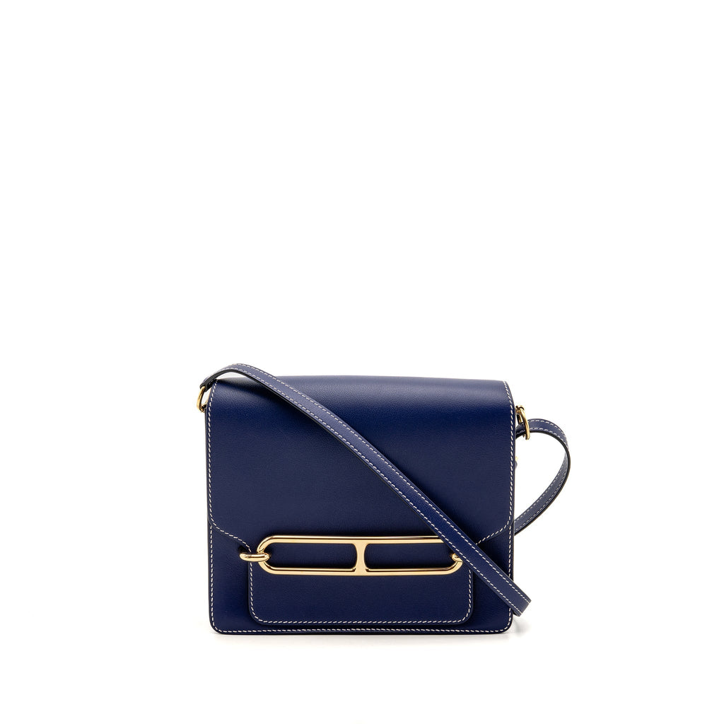 HERMES ROULIS 23 ALLEGRETTO BLUE ENCRE LGHW