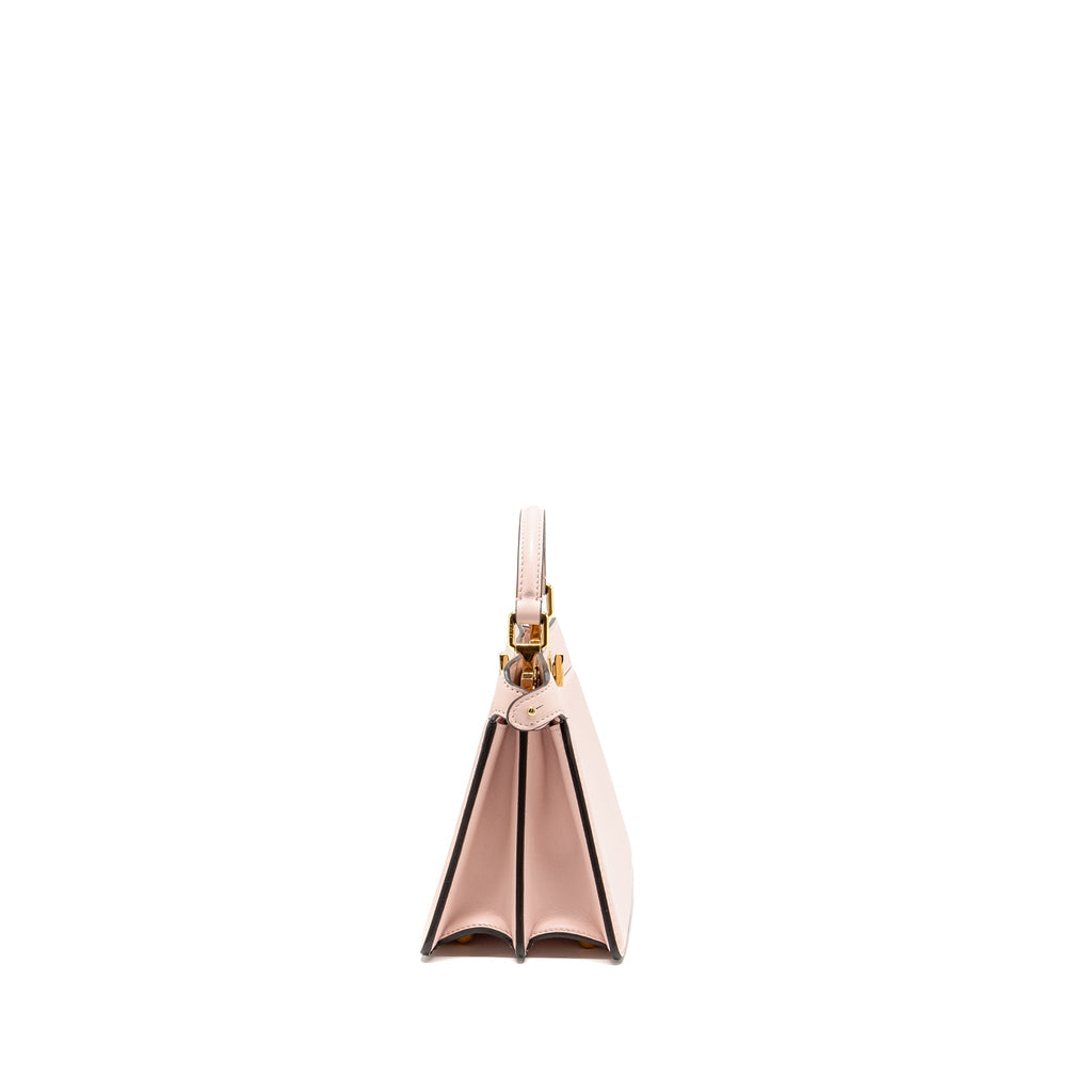 FENDI MINI PEEKABOO ISEEU PETITE BAG CALFSKIN PALE PINK GHW