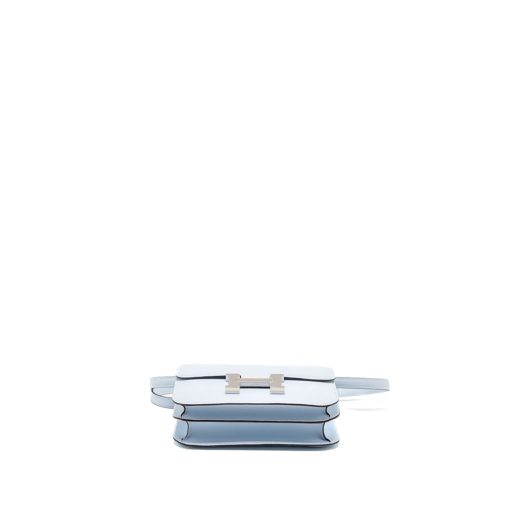 HERMES MINI CONSTANCE EPSOM BLUE BRUME SHW