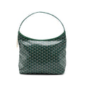 GOYARD BOHEME HOBO BAG CANVAS/ CALFSKIN GREEN SHW