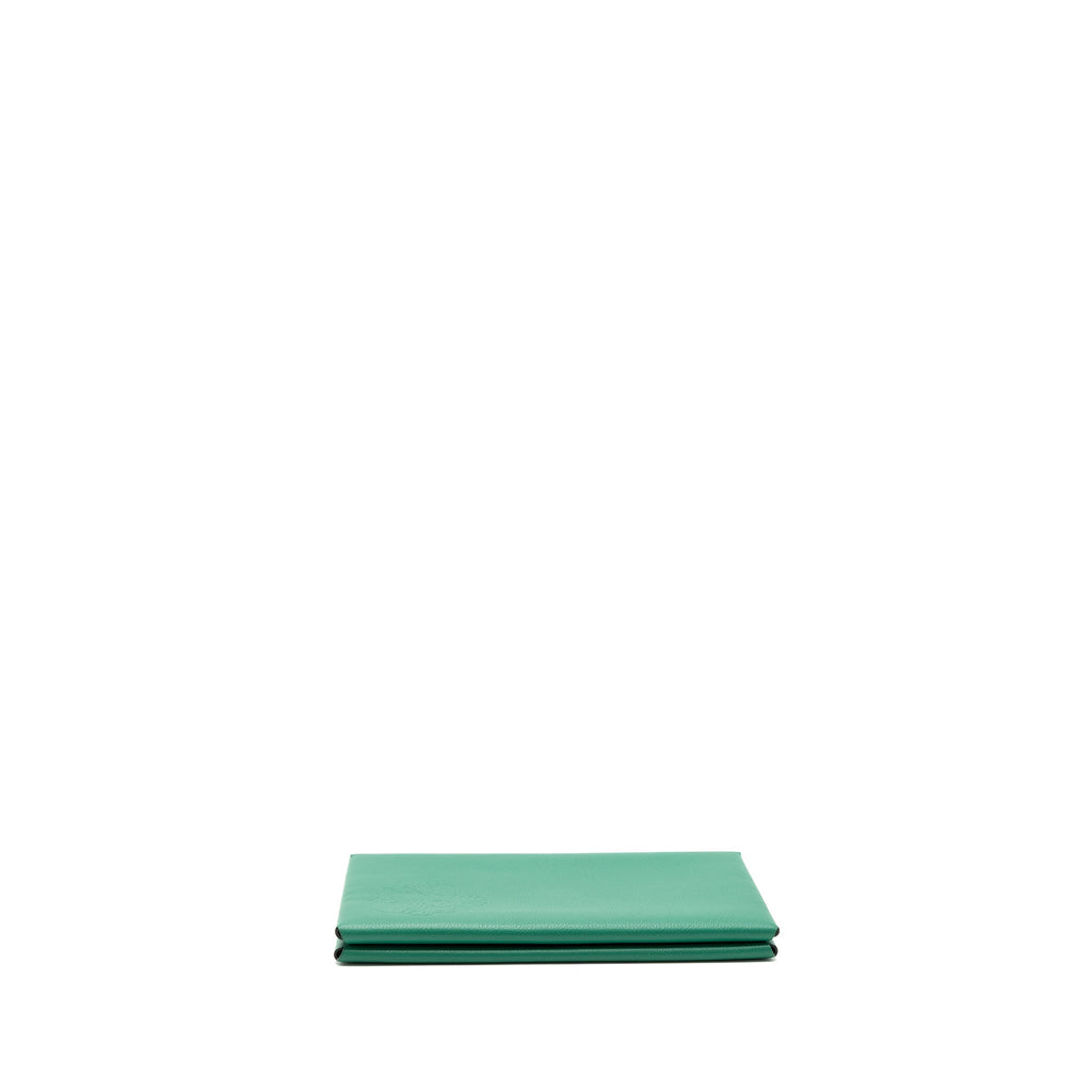 HERMES CALVI POCHETTE MM EVERCOLOR VERT VERTIGO/ VERT TITIEN SHW