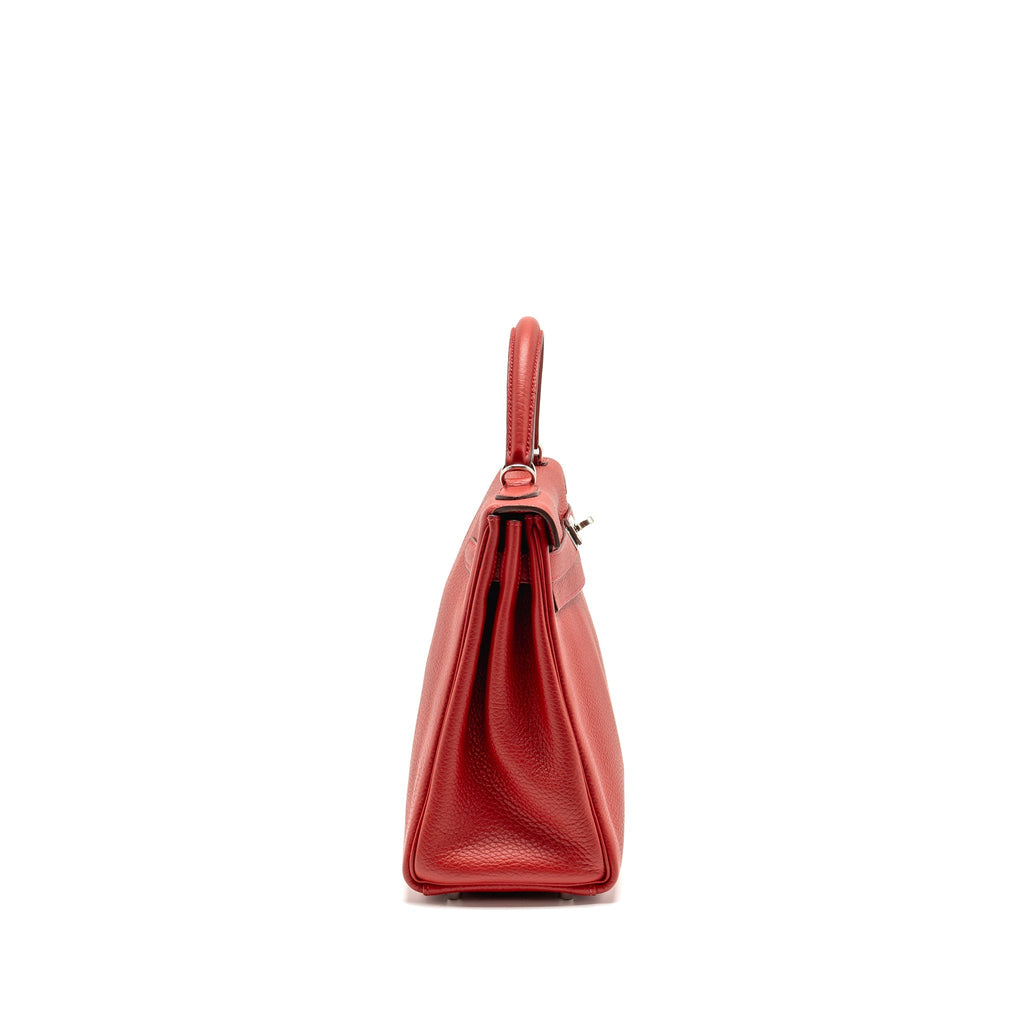 HERMES KELLY 32 CLEMENCE RED SHW