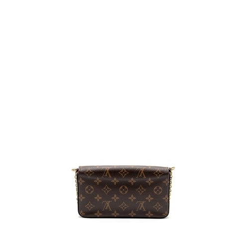 LOUIS VUITTON FELICIE POCHETTE MONOGRAM CANVAS GHW