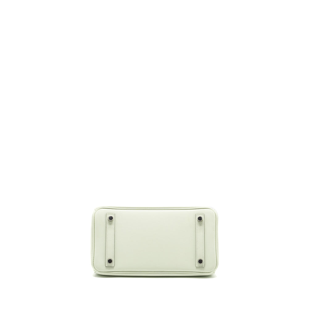 HERMES BIRKIN 25 SWIFT VERT FIZZ SHW