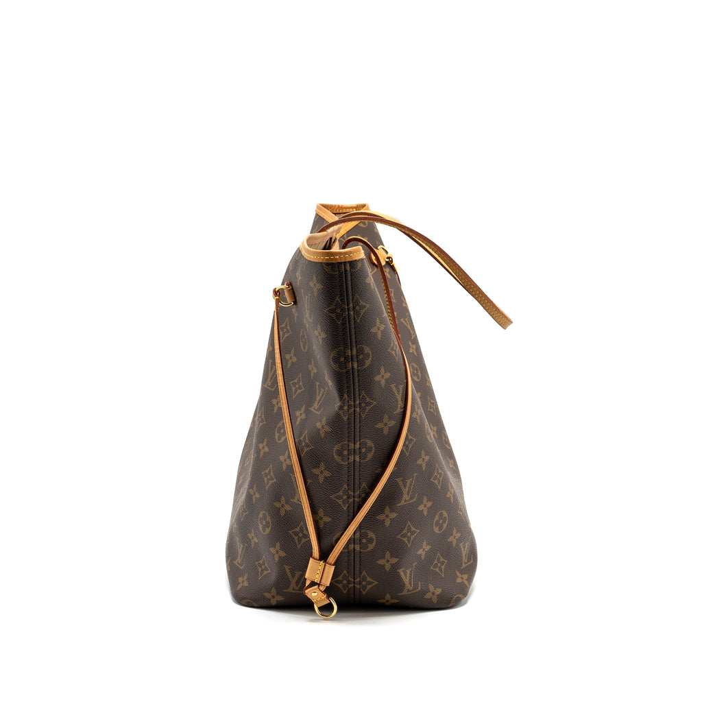 LOUIS VUITTON NEVERFULL GM MONOGRAM CANVAS GHW