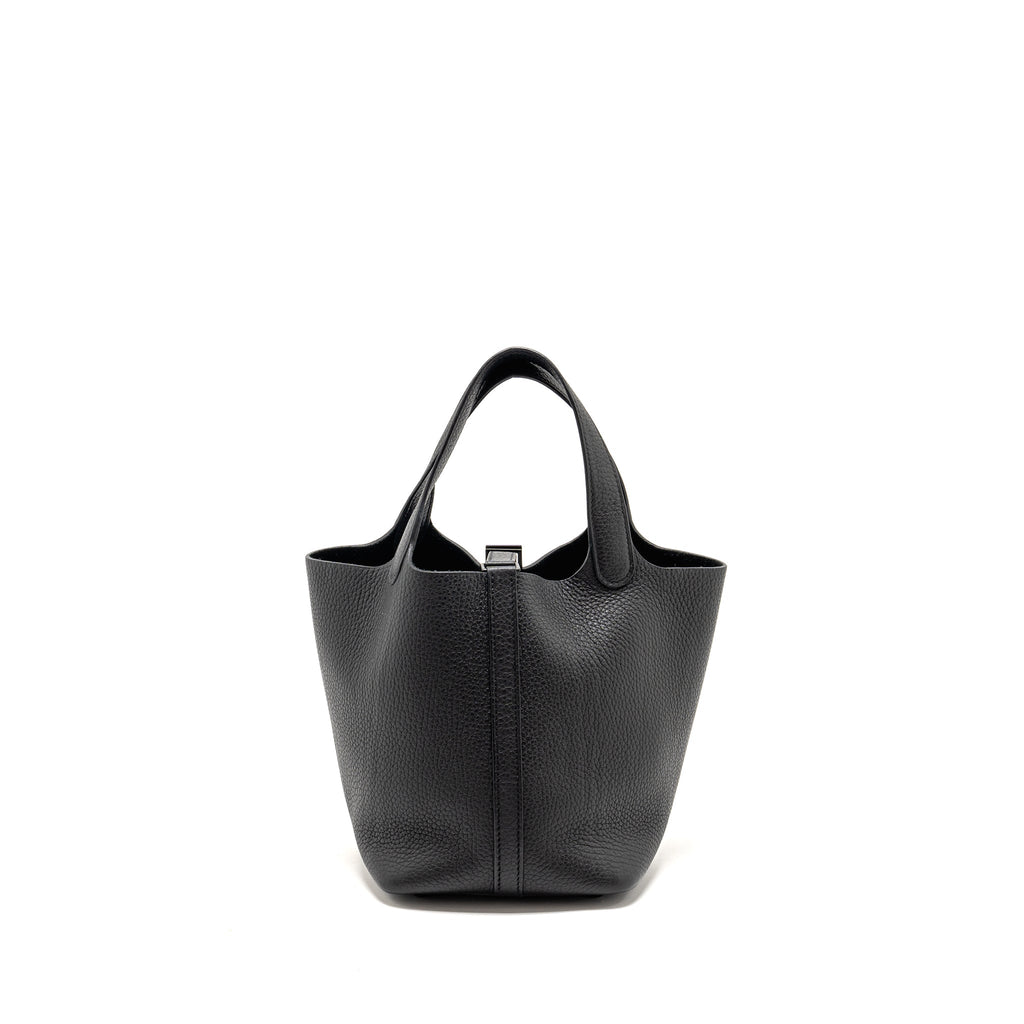 HERMES PICOTIN 18 CLEMENCE SO BLACK