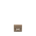 HERMES CONSTANCE COMPACT WALLET EVERCOLOR GRIS ASPHALTE SHW