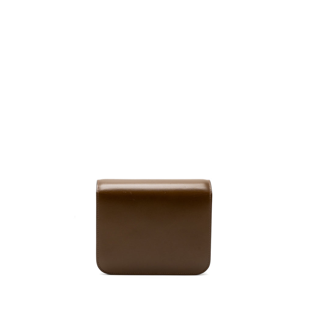 CELINE TEEN BOX CALFSKIN CAMEL GHW