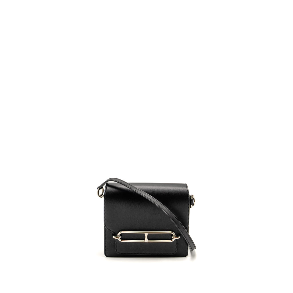 HERMES MINI ROULIS SWIFT BLACK SHW