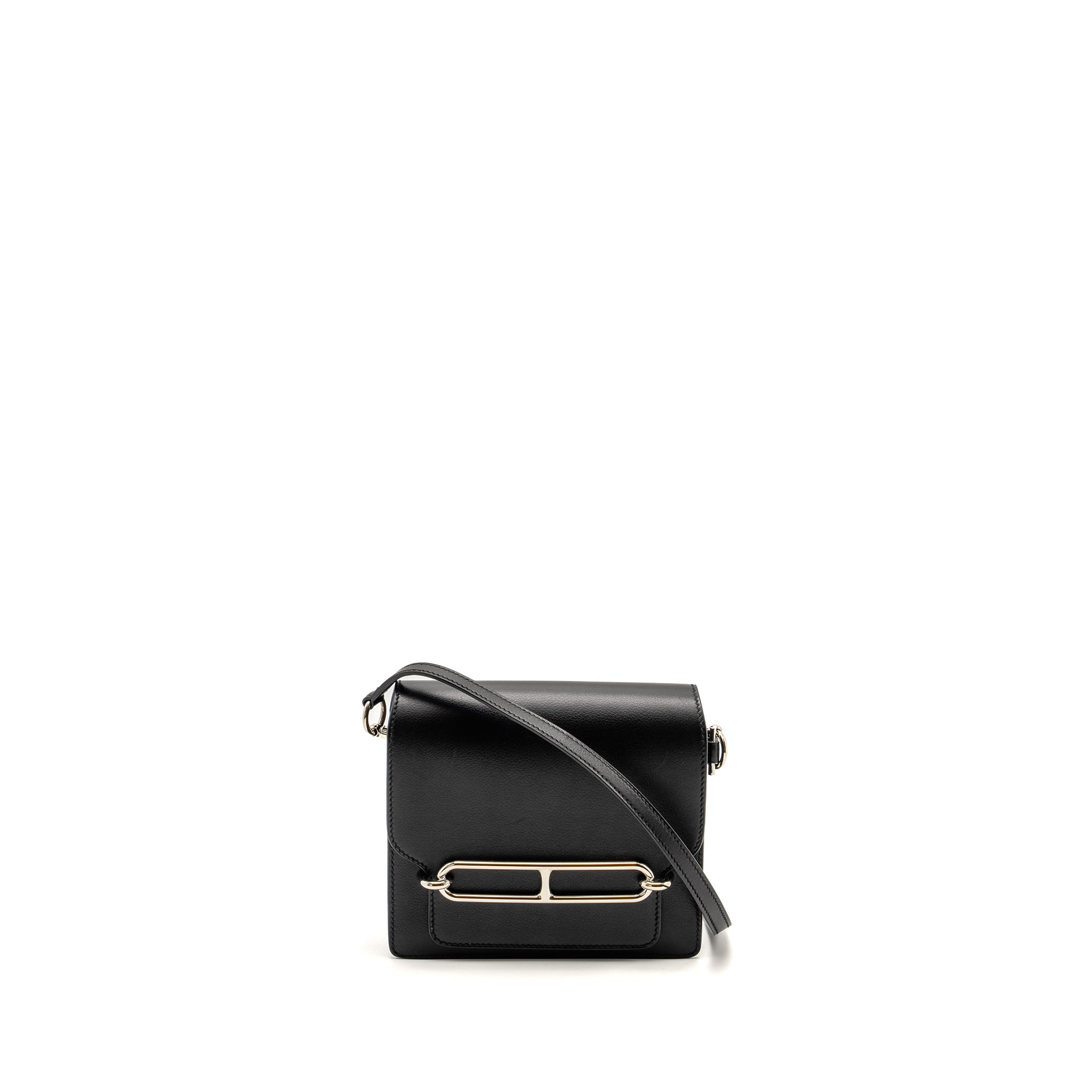 HERMES MINI ROULIS SWIFT BLACK SHW