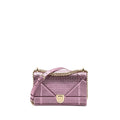 DIOR DIORAMA BAG METALLIC PINK LGHW