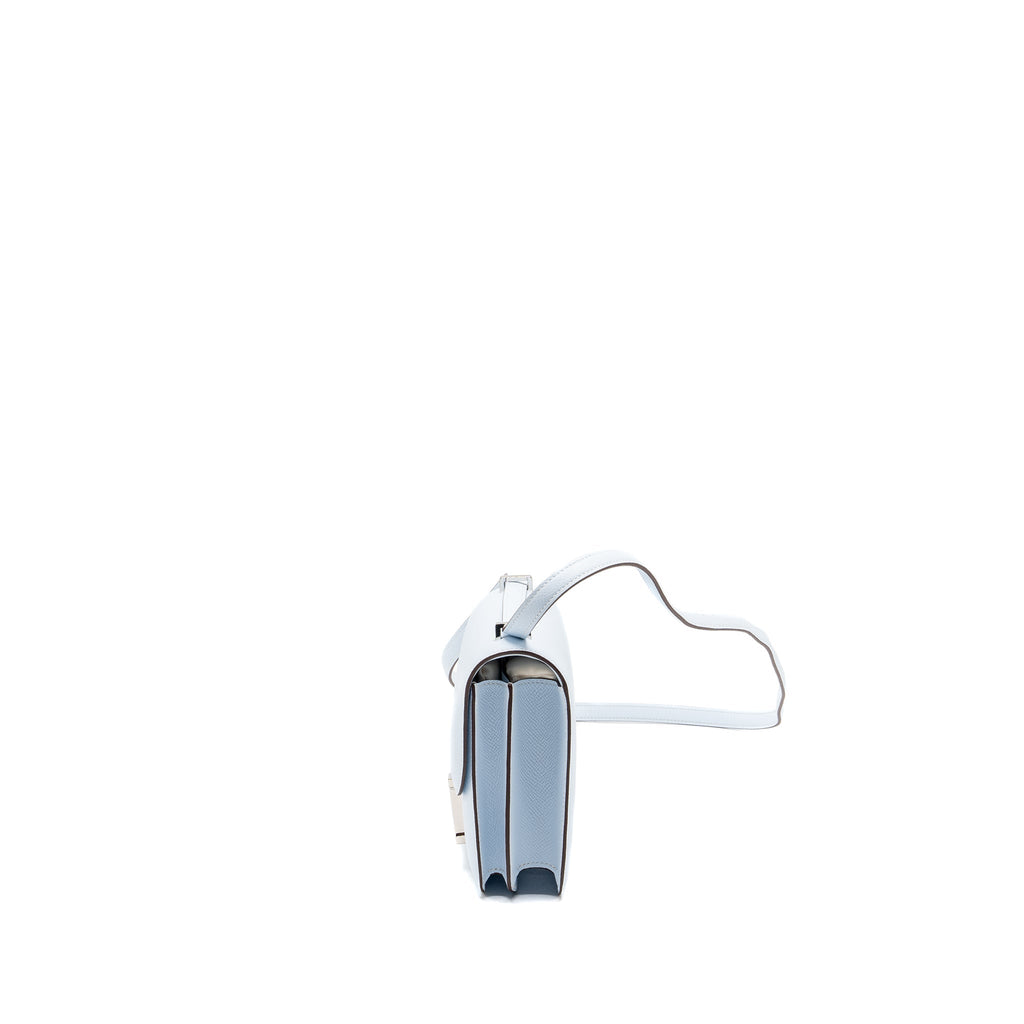 HERMES MINI CONSTANCE EPSOM BLUE BRUME SHW