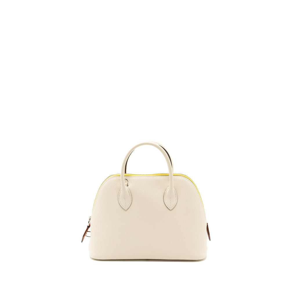 HERMES BOLIDE 1923 25 EPSOM NATA/TERRE BATTUE/JAUNE CITRON SHW