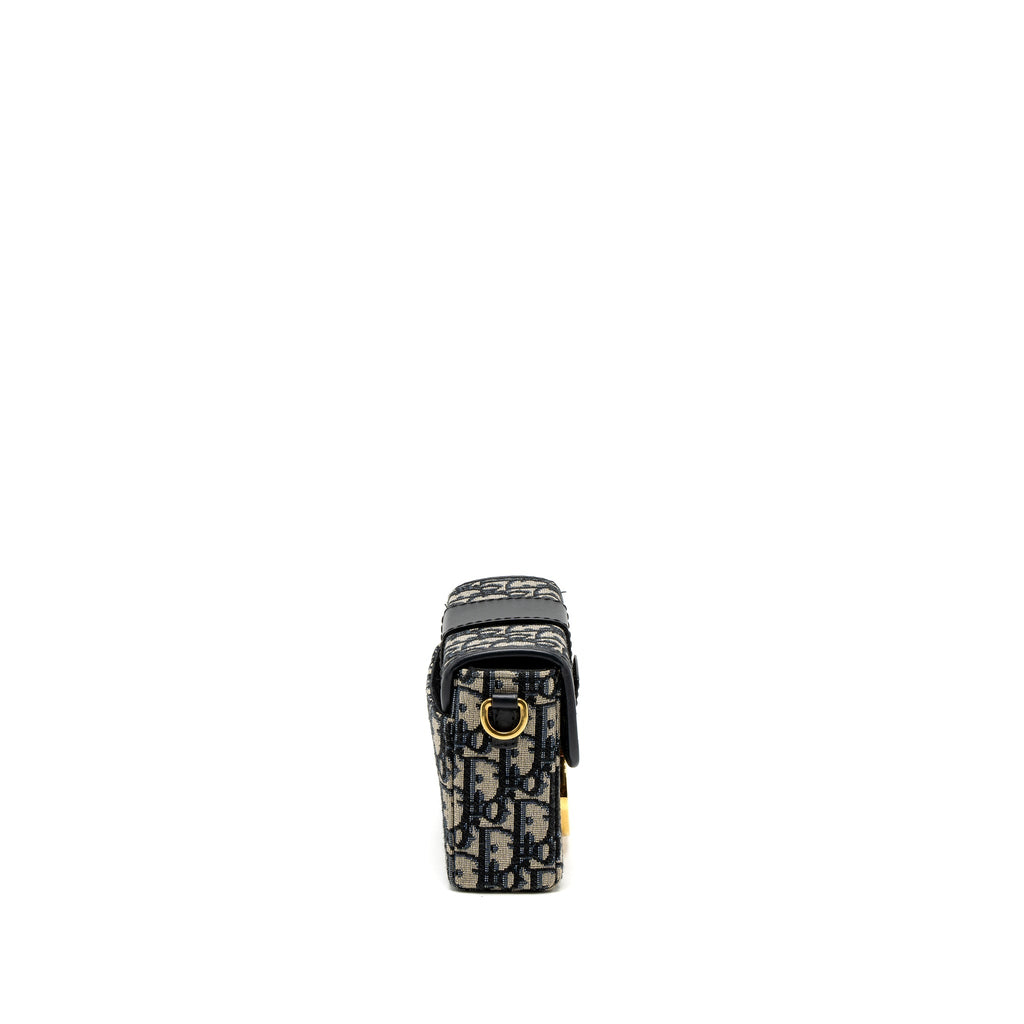 DIOR 30 MONTAIGNE BOX BLUE DIOR OBLIQUE JACQUARD GHW