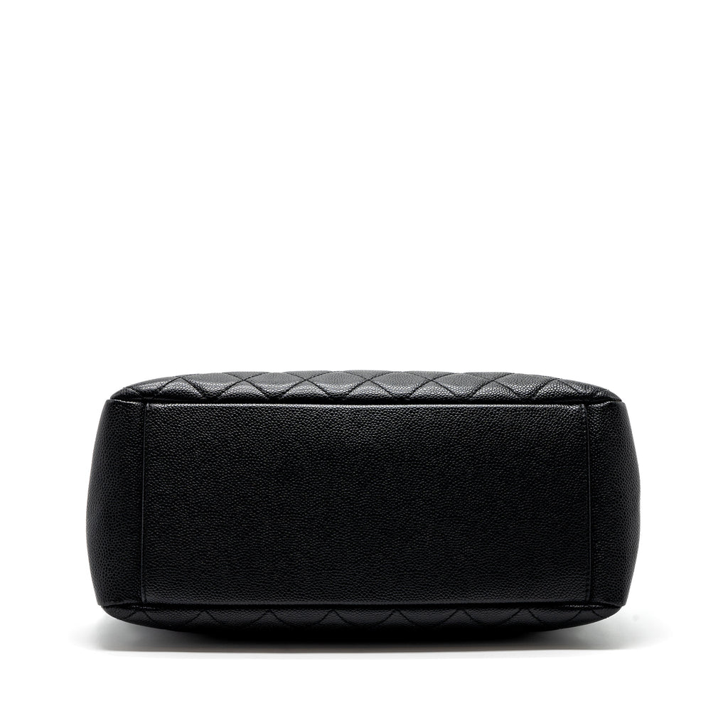 CHANEL GRAND SHOPPING TOTE CAVIAR BLACK GHW