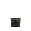 CHANEL MINI 22 BAG CAVIAR BLACK GHW (MICROCHIP)