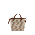 HERMES CABAS H EN BIAIS 27 BAG NATUREL/GOLD