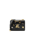 LOUIS VUITTON LOVE LOCK TWIST MM EPI BLACK MULTICOLOUR HARDWARE