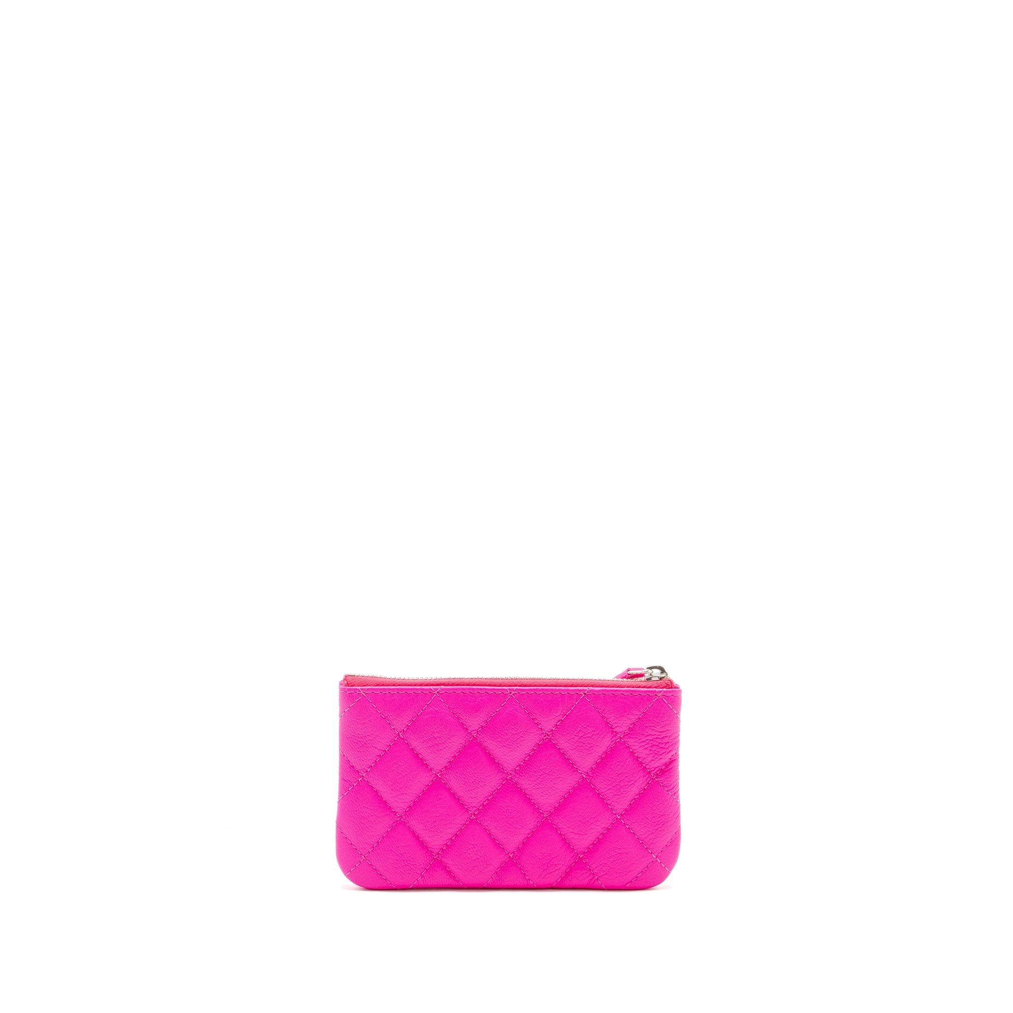 CHANEL SMALL REISSUE 2.55 O CASE POUCH GOATSKIN PINK SHW