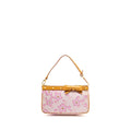 LOUIS VUITTON POCHETTE ACCESSORIES MURAKAMI CHERRY BLOSSOM PINK GHW