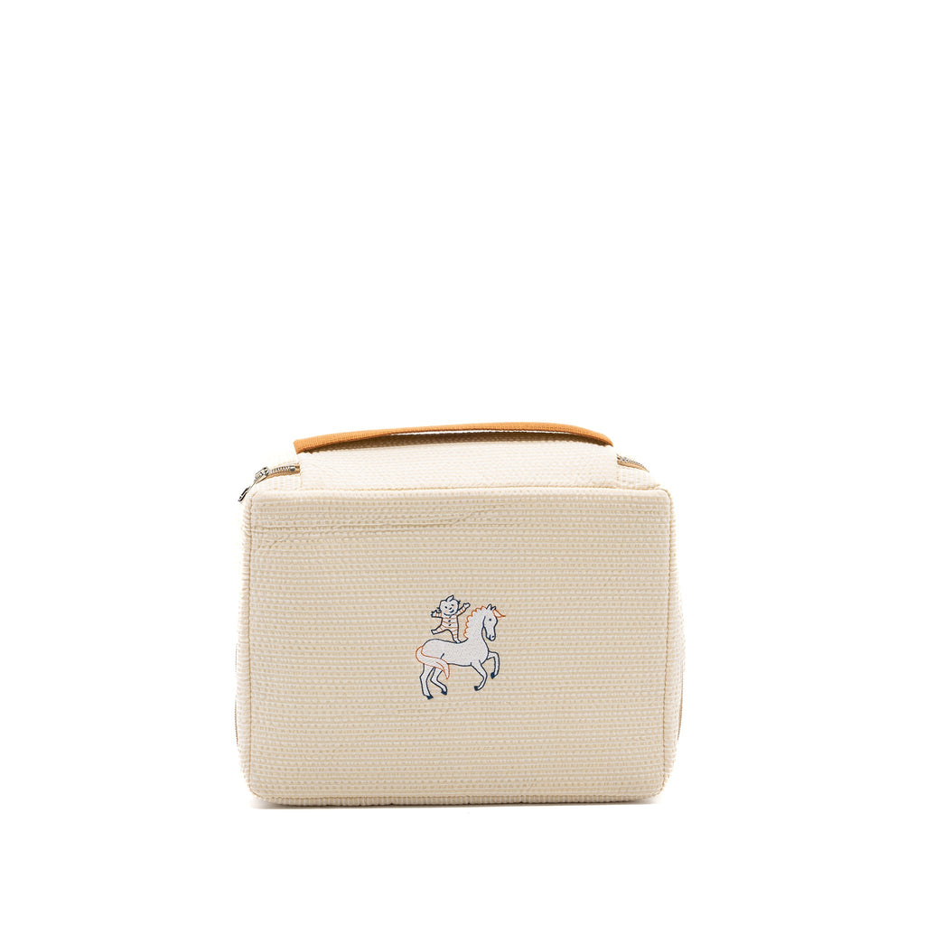 HERMES TOOGO CABRIOLE CASE, MEDIUM MODEL COTTON BISCUIT SHW