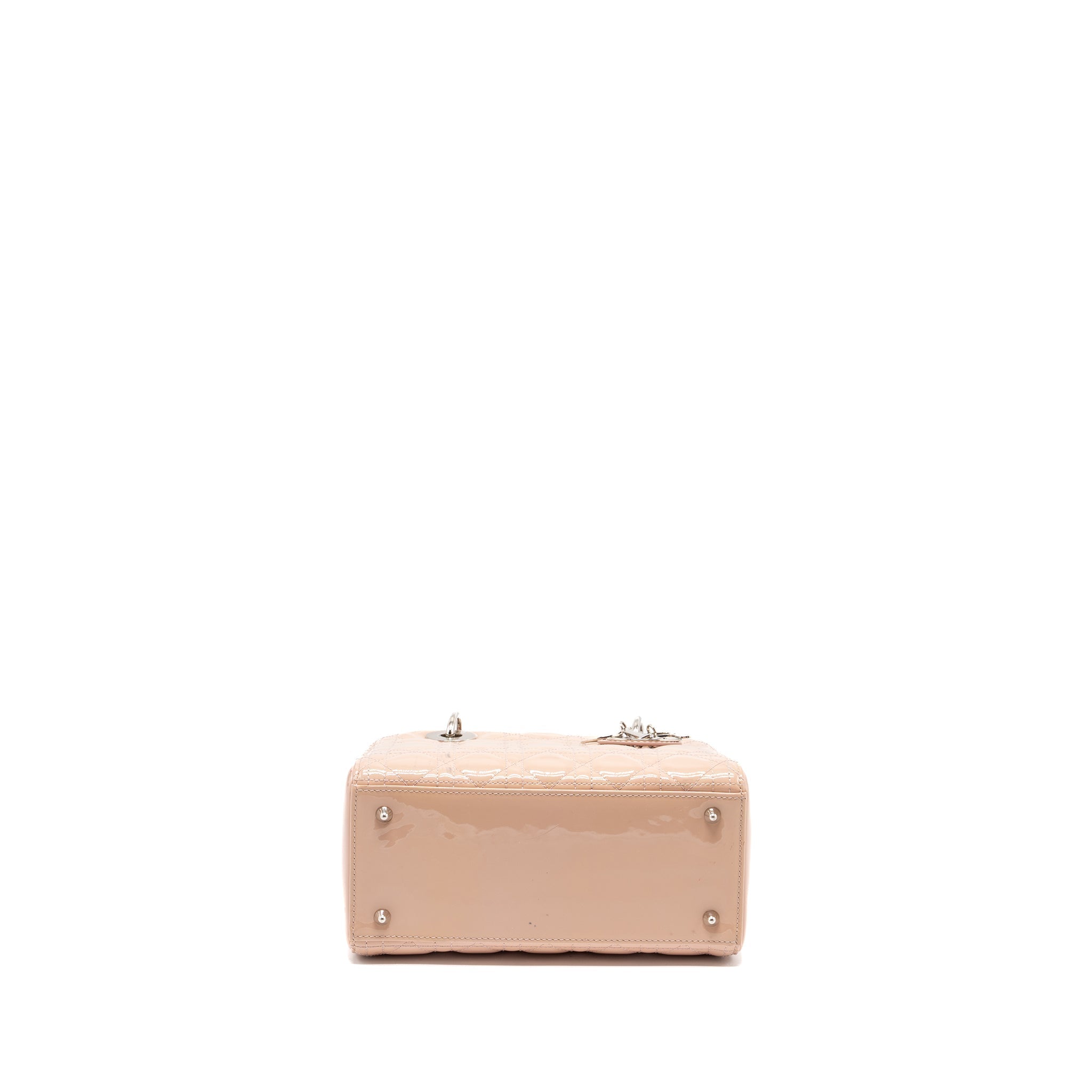 DIOR MEDIUM LADY DIOR PATENT PINK SHW