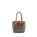 GOYARD MINI ANJOUR TOTE BAG GOYARDLINE CANVAS BROWN SHW