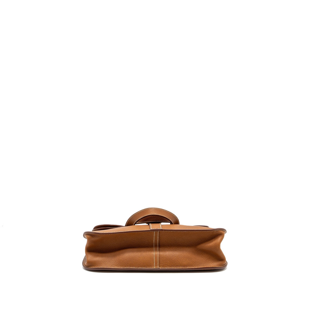 HERMES HALZAN 31 BARENIA FAUBOURG FAUVE GHW