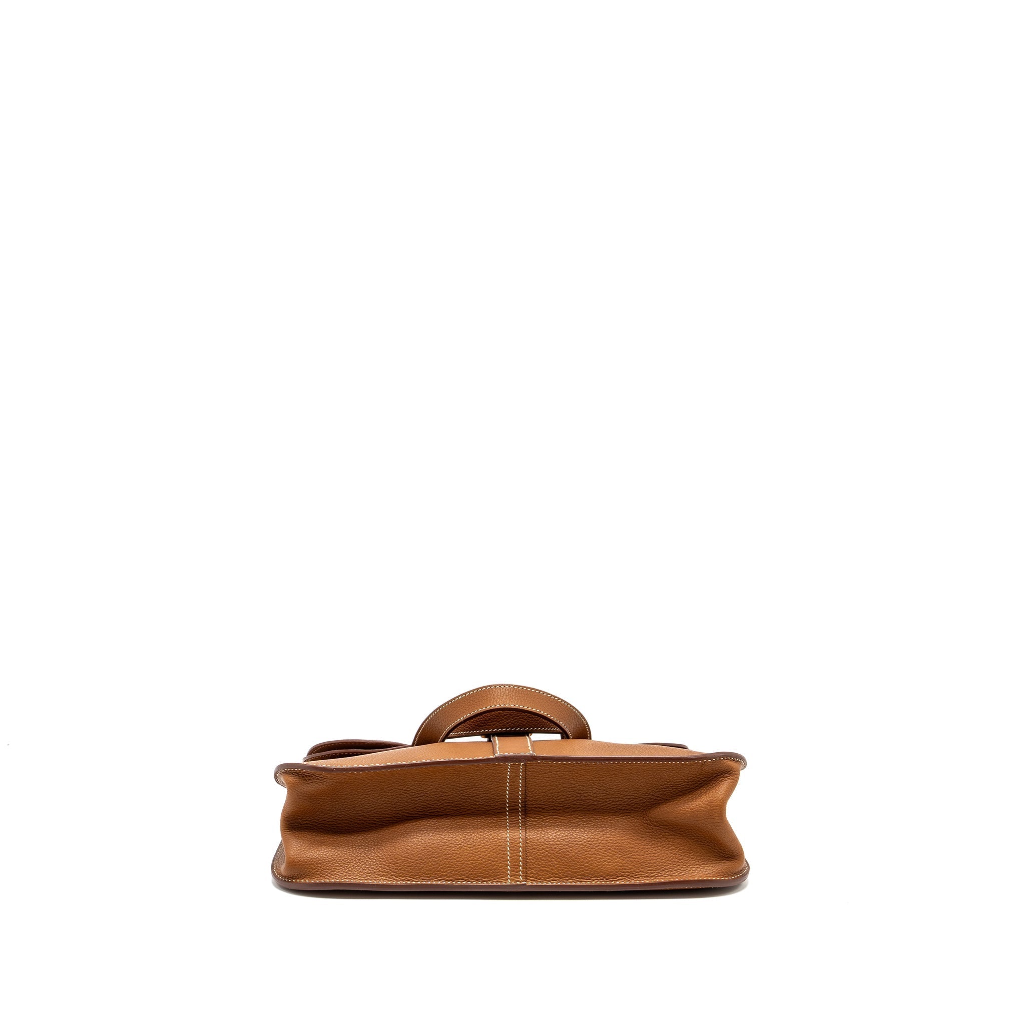 HERMES HALZAN 31 BARENIA FAUBOURG FAUVE GHW