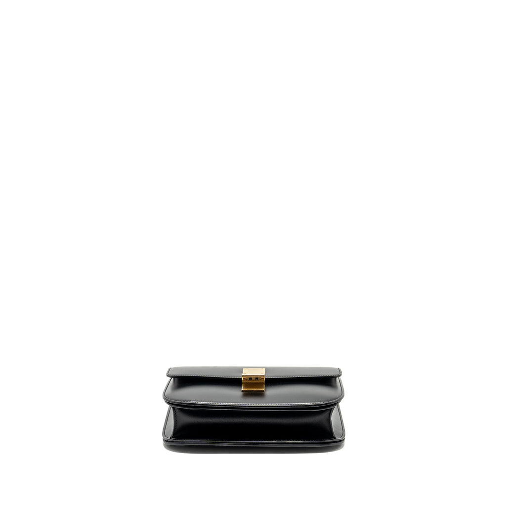 CELINE MEDIUM CLASSIC BOX BAG CALFSKIN BLACK GHW