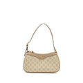 GUCCI OPHIDIA SMALL SHOULDER BAG GG SUPREME CANVAS BEIGE / WHITE GHW