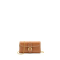 DELVAUX BRILLANT LONG WALLET CHAIN RODEO CALFSKIN CARAMEL GHW