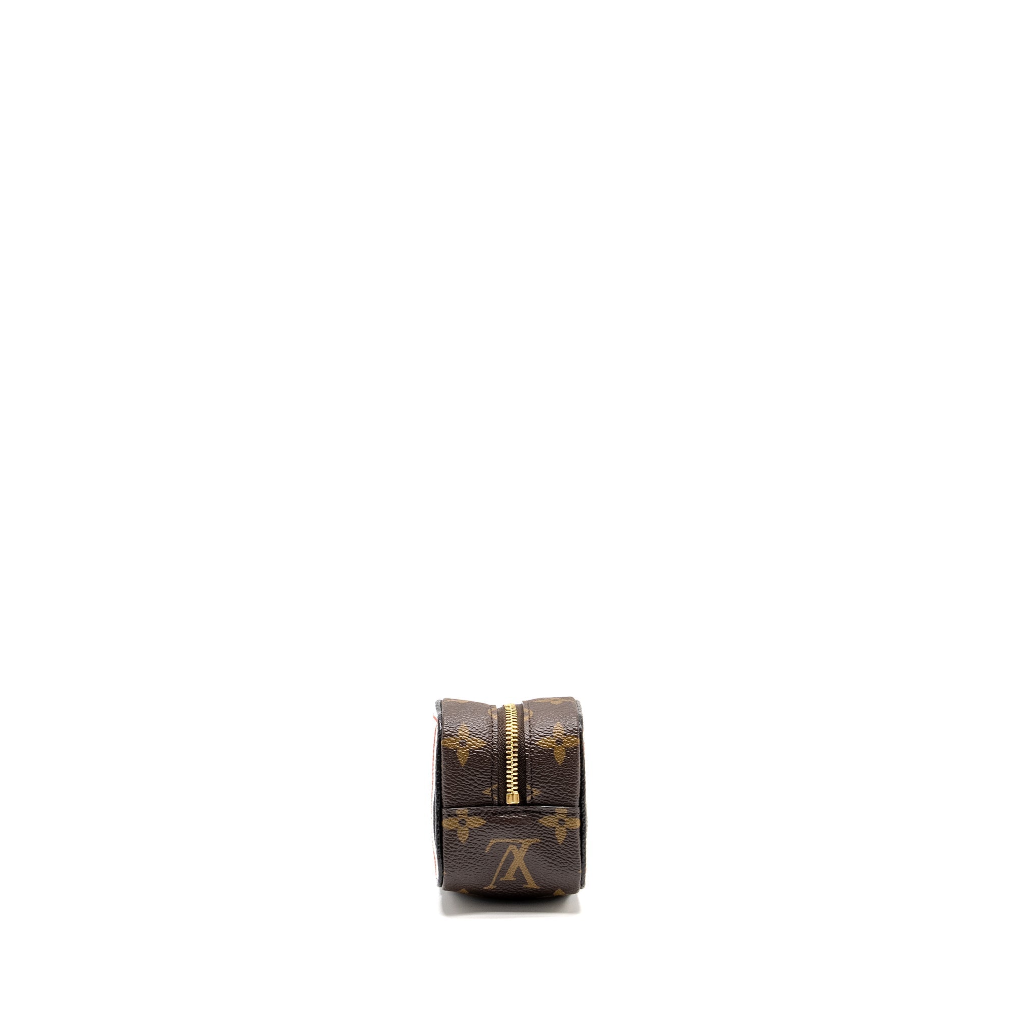 LOUIS VUITTON GAME ON CUBE COIN PURSE MONOGRAM CANVAS GHW